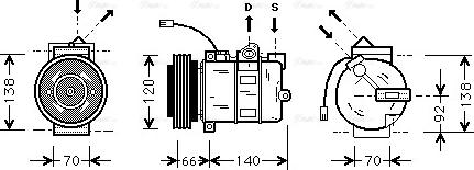 Ava Quality Cooling AI K150 - Kompresor, klima-Uređaj www.molydon.hr