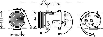 Ava Quality Cooling AIAK179 - Kompresor, klima-Uređaj www.molydon.hr