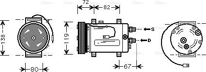 Ava Quality Cooling AIAK177 - Kompresor, klima-Uređaj www.molydon.hr