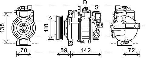 Ava Quality Cooling AIAK396 - Kompresor, klima-Uređaj www.molydon.hr