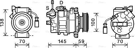 Ava Quality Cooling AIAK342 - Kompresor, klima-Uređaj www.molydon.hr