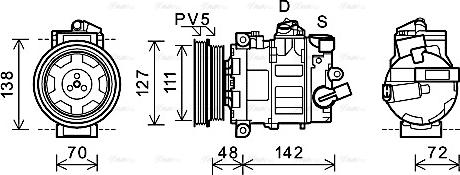 Ava Quality Cooling AIAK359 - Kompresor, klima-Uređaj www.molydon.hr