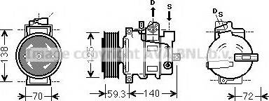 Ava Quality Cooling AIAK313 - Kompresor, klima-Uređaj www.molydon.hr