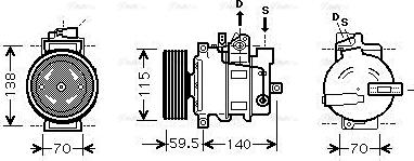 Ava Quality Cooling AIAK284 - Kompresor, klima-Uređaj www.molydon.hr