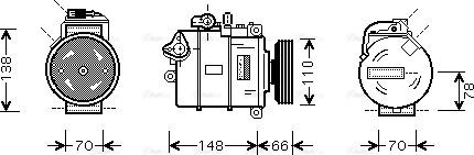 Ava Quality Cooling AIAK226 - Kompresor, klima-Uređaj www.molydon.hr