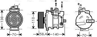 Ava Quality Cooling AIAK274 - Kompresor, klima-Uređaj www.molydon.hr