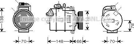 Ava Quality Cooling AI K275 - Kompresor, klima-Uređaj www.molydon.hr