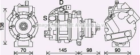 Ava Quality Cooling AIK423 - Kompresor, klima-Uređaj www.molydon.hr