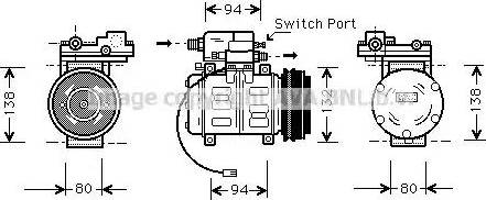 Ava Quality Cooling AI K181 - Kompresor, klima-Uređaj www.molydon.hr