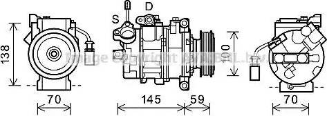 Ava Quality Cooling AIK342 - Kompresor, klima-Uređaj www.molydon.hr