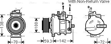 Ava Quality Cooling AIK334 - Kompresor, klima-Uređaj www.molydon.hr