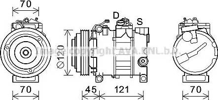 Ava Quality Cooling AIK379 - Kompresor, klima-Uređaj www.molydon.hr