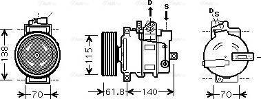 Ava Quality Cooling AI K263 - Kompresor, klima-Uređaj www.molydon.hr