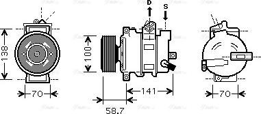 Ava Quality Cooling AI K287 - Kompresor, klima-Uređaj www.molydon.hr