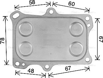 Ava Quality Cooling AL3153 - Uljni hladnjak, ulje za motor www.molydon.hr