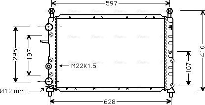 Ava Quality Cooling AL 2051 - Hladnjak, hladjenje motora www.molydon.hr