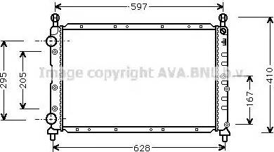 Ava Quality Cooling AL 2074 - Hladnjak, hladjenje motora www.molydon.hr