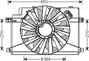 Ava Quality Cooling AL 7510 - Ventilator, hladjenje motora www.molydon.hr