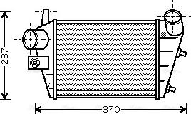 Ava Quality Cooling ALA4085 - Intercooler, hladnjak www.molydon.hr