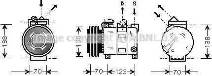 Ava Quality Cooling AL K016 - Kompresor, klima-Uređaj www.molydon.hr