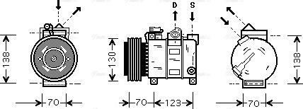 Ava Quality Cooling ALAK016 - Kompresor, klima-Uređaj www.molydon.hr