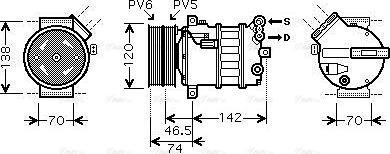 Ava Quality Cooling ALAK106 - Kompresor, klima-Uređaj www.molydon.hr