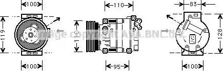 Ava Quality Cooling AL K019 - Kompresor, klima-Uređaj www.molydon.hr