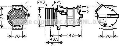 Ava Quality Cooling AL K106 - Kompresor, klima-Uređaj www.molydon.hr