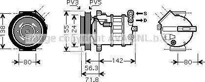 Ava Quality Cooling AL K107 - Kompresor, klima-Uređaj www.molydon.hr