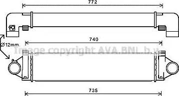 Ava Quality Cooling AU4218 - Intercooler, hladnjak www.molydon.hr