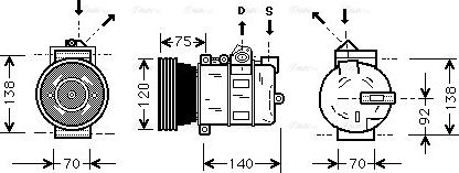 Ava Quality Cooling AUAK043 - Kompresor, klima-Uređaj www.molydon.hr