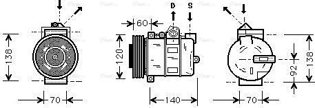 Ava Quality Cooling AUAK050 - Kompresor, klima-Uređaj www.molydon.hr