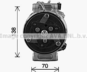 Ava Quality Cooling AUK341 - Kompresor, klima-Uređaj www.molydon.hr