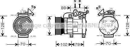 Ava Quality Cooling AU K169 - Kompresor, klima-Uređaj www.molydon.hr