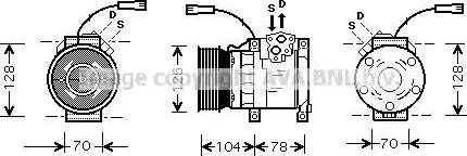 Ava Quality Cooling AU K168 - Kompresor, klima-Uređaj www.molydon.hr