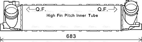 Ava Quality Cooling BW4467 - Intercooler, hladnjak www.molydon.hr