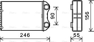 Ava Quality Cooling BW6426 - Izmjenjivač topline, grijanje unutrasnjeg prostora www.molydon.hr