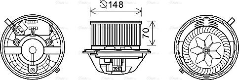 Ava Quality Cooling BW8462 - Ventilator kabine/unutrasnjeg prostora www.molydon.hr