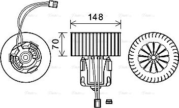 Ava Quality Cooling BW8539 - Ventilator kabine/unutrasnjeg prostora www.molydon.hr