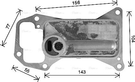 Ava Quality Cooling BW3592 - Uljni hladnjak, ulje za motor www.molydon.hr