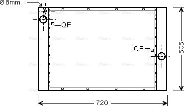 Ava Quality Cooling BW 2405 - Hladnjak, hladjenje motora www.molydon.hr