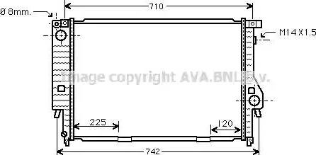 Ava Quality Cooling BW 2095 - Hladnjak, hladjenje motora www.molydon.hr