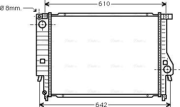 Ava Quality Cooling BW 2096 - Hladnjak, hladjenje motora www.molydon.hr