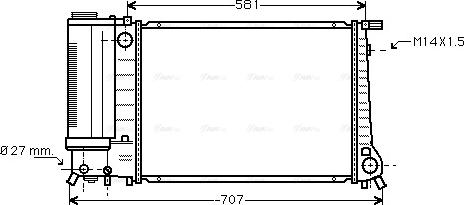 Ava Quality Cooling BW 2090 - Hladnjak, hladjenje motora www.molydon.hr