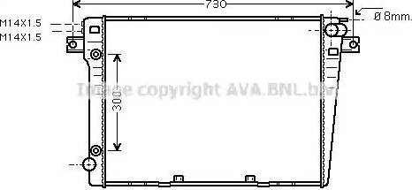 Ava Quality Cooling BW 2058 - Hladnjak, hladjenje motora www.molydon.hr