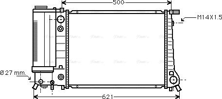 Ava Quality Cooling BW 2084 - Hladnjak, hladjenje motora www.molydon.hr