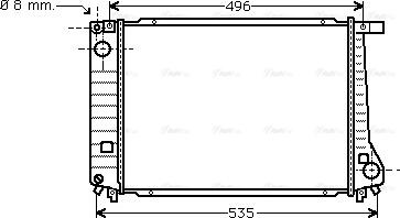 Ava Quality Cooling BW 2086 - Hladnjak, hladjenje motora www.molydon.hr