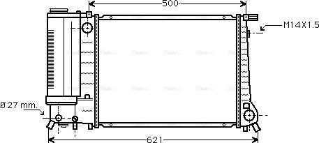 Ava Quality Cooling BW 2083 - Hladnjak, hladjenje motora www.molydon.hr