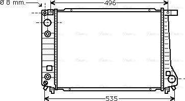 Ava Quality Cooling BW 2087 - Hladnjak, hladjenje motora www.molydon.hr