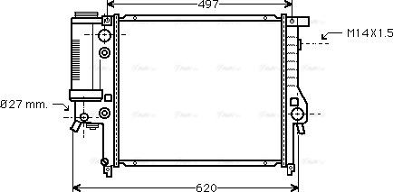 Ava Quality Cooling BW 2146 - Hladnjak, hladjenje motora www.molydon.hr